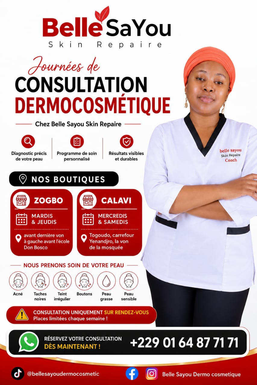 Journées de consultation dermocosmétique — Zogbo & Calavi
